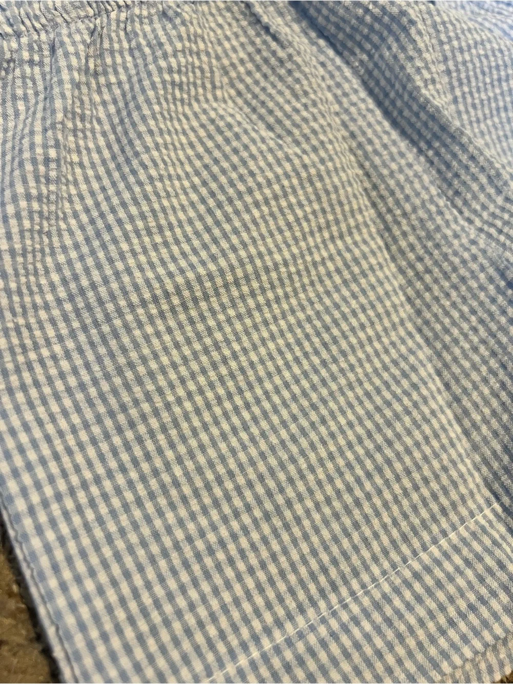 NWT Southern Classic Boys Baseball Tee & Blue Seersucker Shorts Set - 12 Months